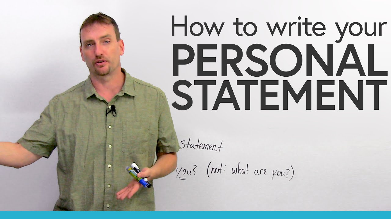 How to Write an Excellent Personal Statement